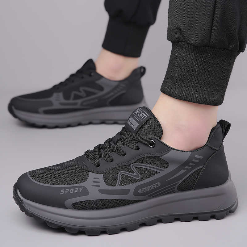 Men'S Fashion Brands - Perforated Lace-up Summer High Boots Boots