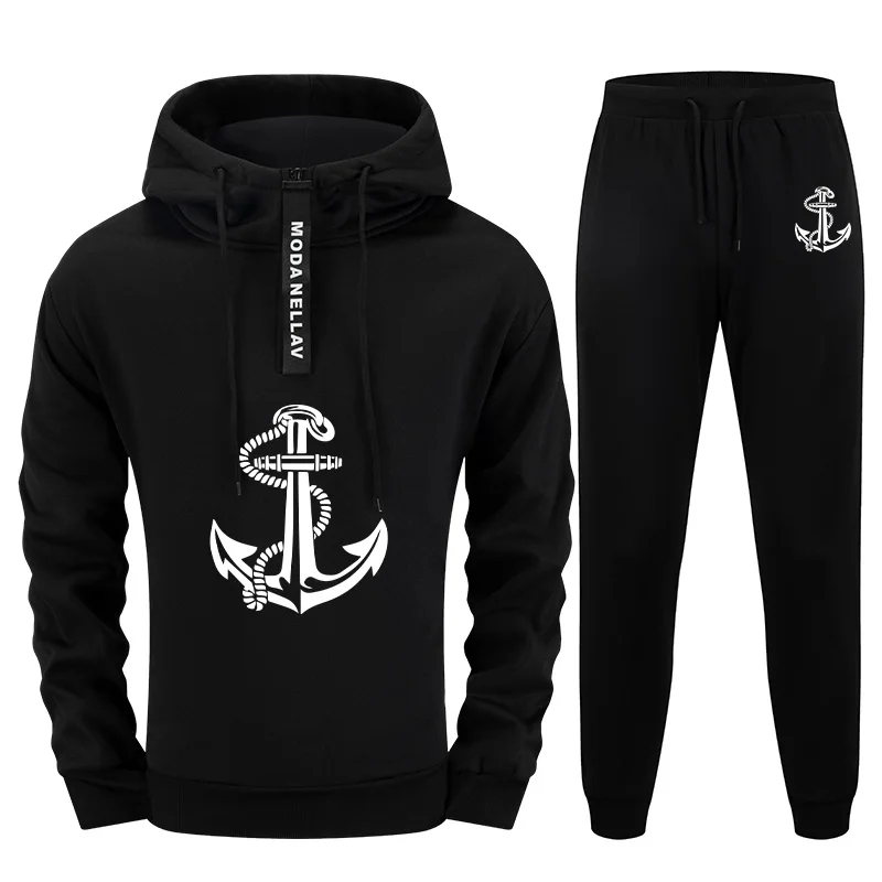 Men'S Fashion Hoodies - 2026 Hot Sale Men's Tracksuit Half-zip
