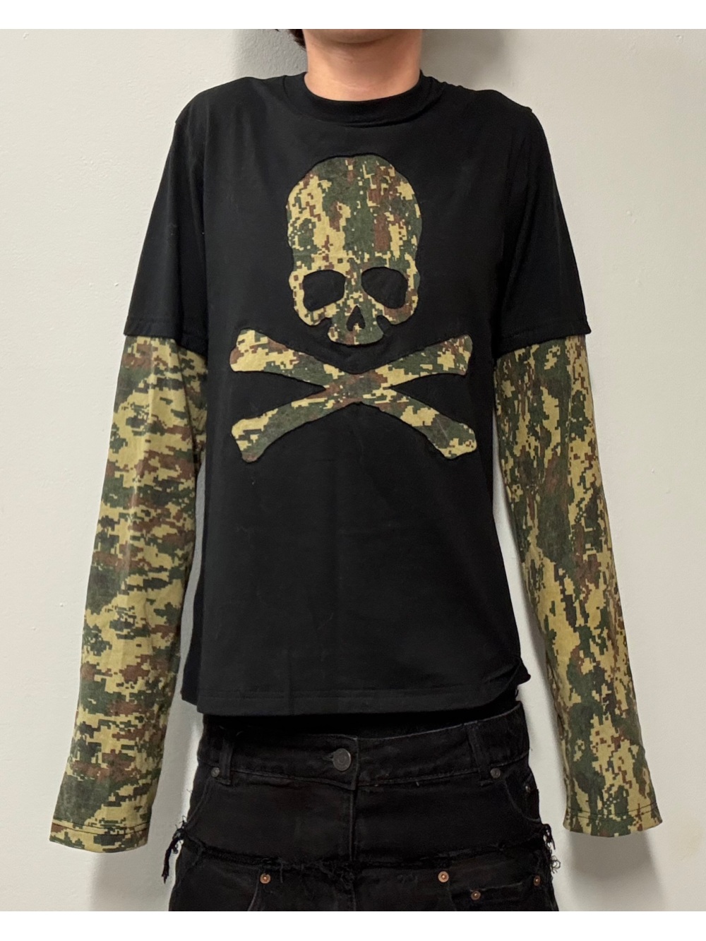 Men'S Fashion Usa - 2026 new American retro camouflage skeleton