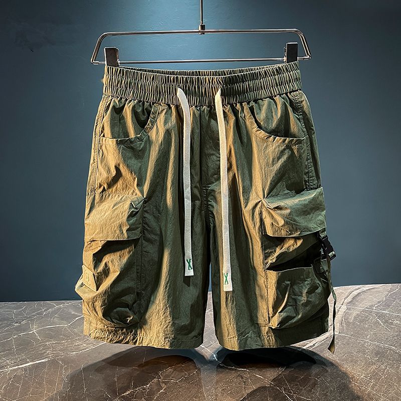 Men'S Fashion Loose Pants - Men's Bermuda Cargo Shorts Solid Elastic
