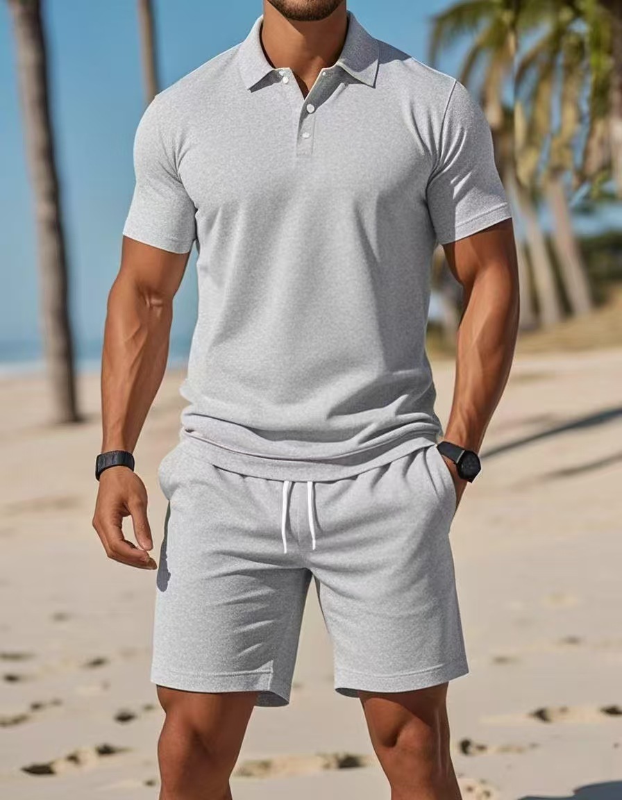 Men'S Fashion Polo - 2026 Men's Summer Polo Shirt Set,