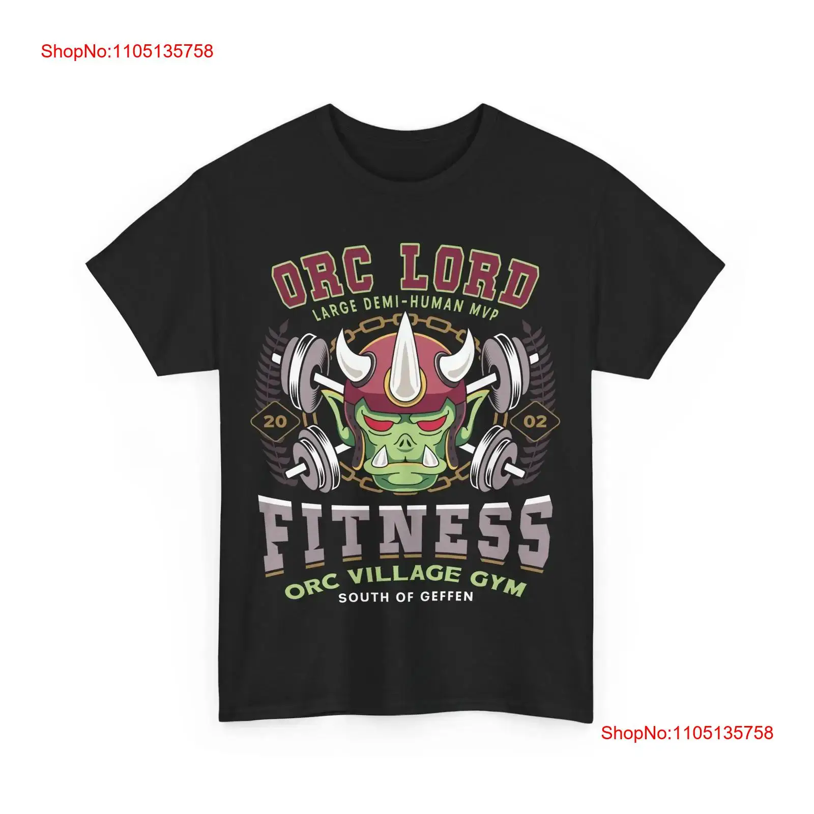Men'S Fashion Online - Geffen Orc Village Fitness T Shirt