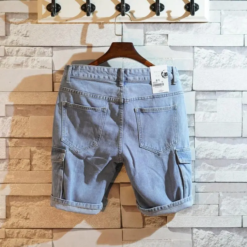 Men'S Fashion Loose Pants - Loose Straight Short Jeans Pants for