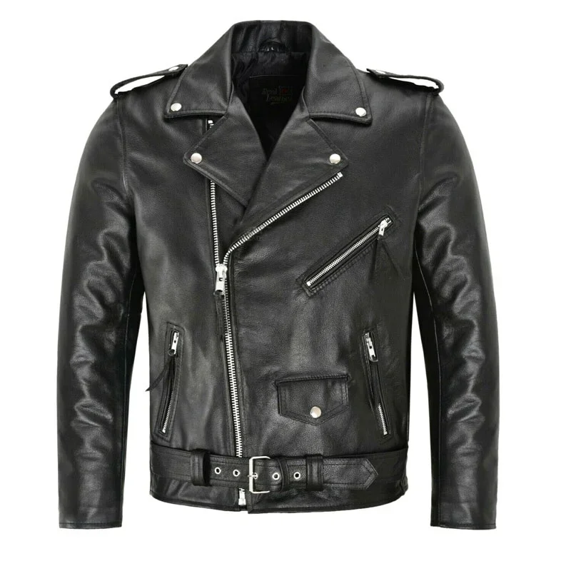 Jacket Mens Fashion - Men PU Leather Jacket Motorcycle Fashion