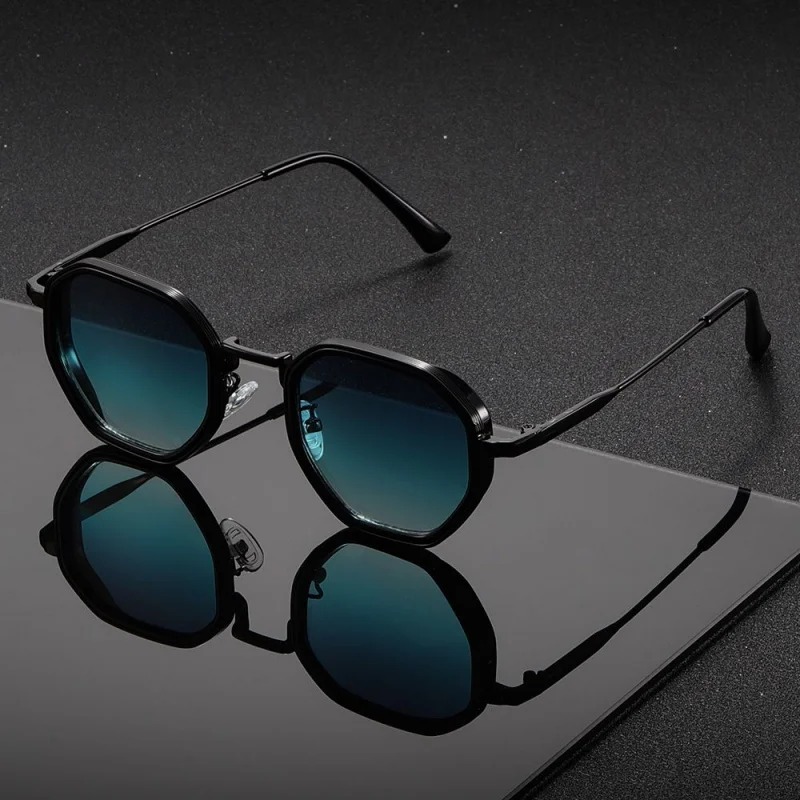Men'S Fashion Round Glasses - 1 Pair Unisex Round Metal Fashionable
