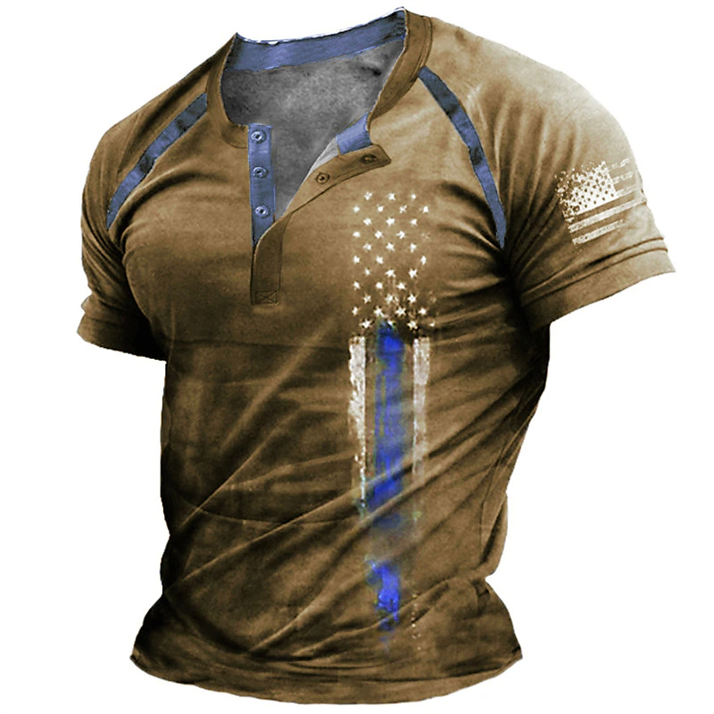 Men'S Fashion Usa - Funny 3D American Flag Print Men's