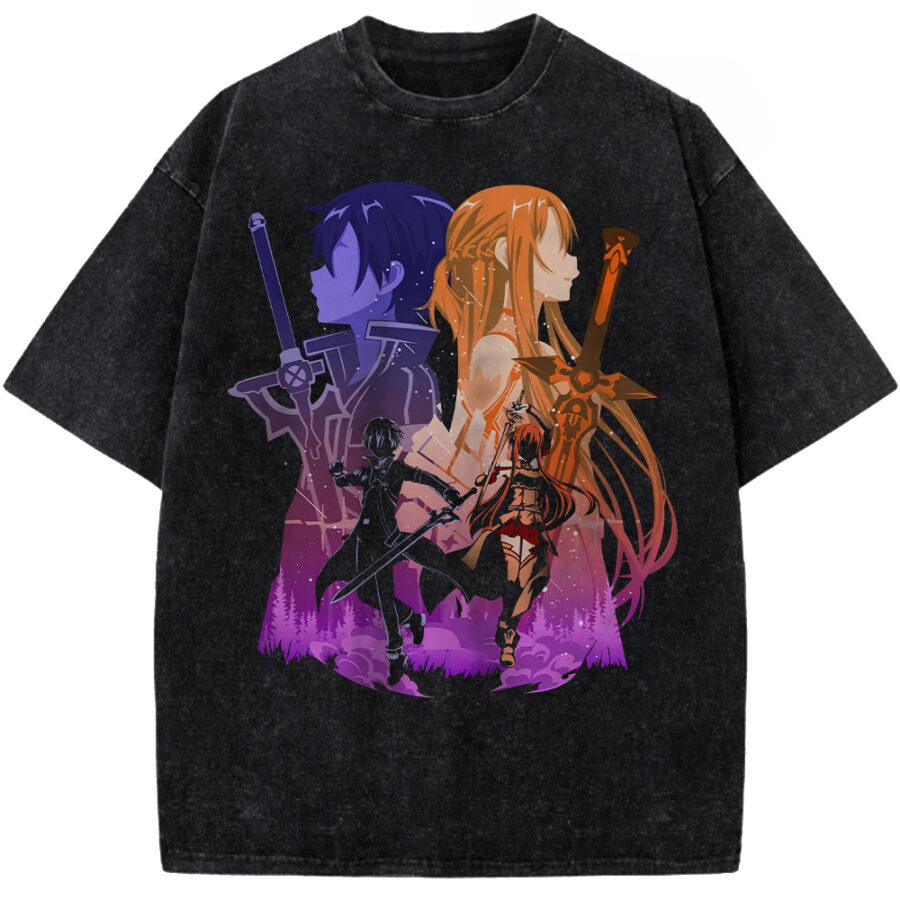 Men'S Fashion Online - Sword Art Online Kirito Asuna Graphic