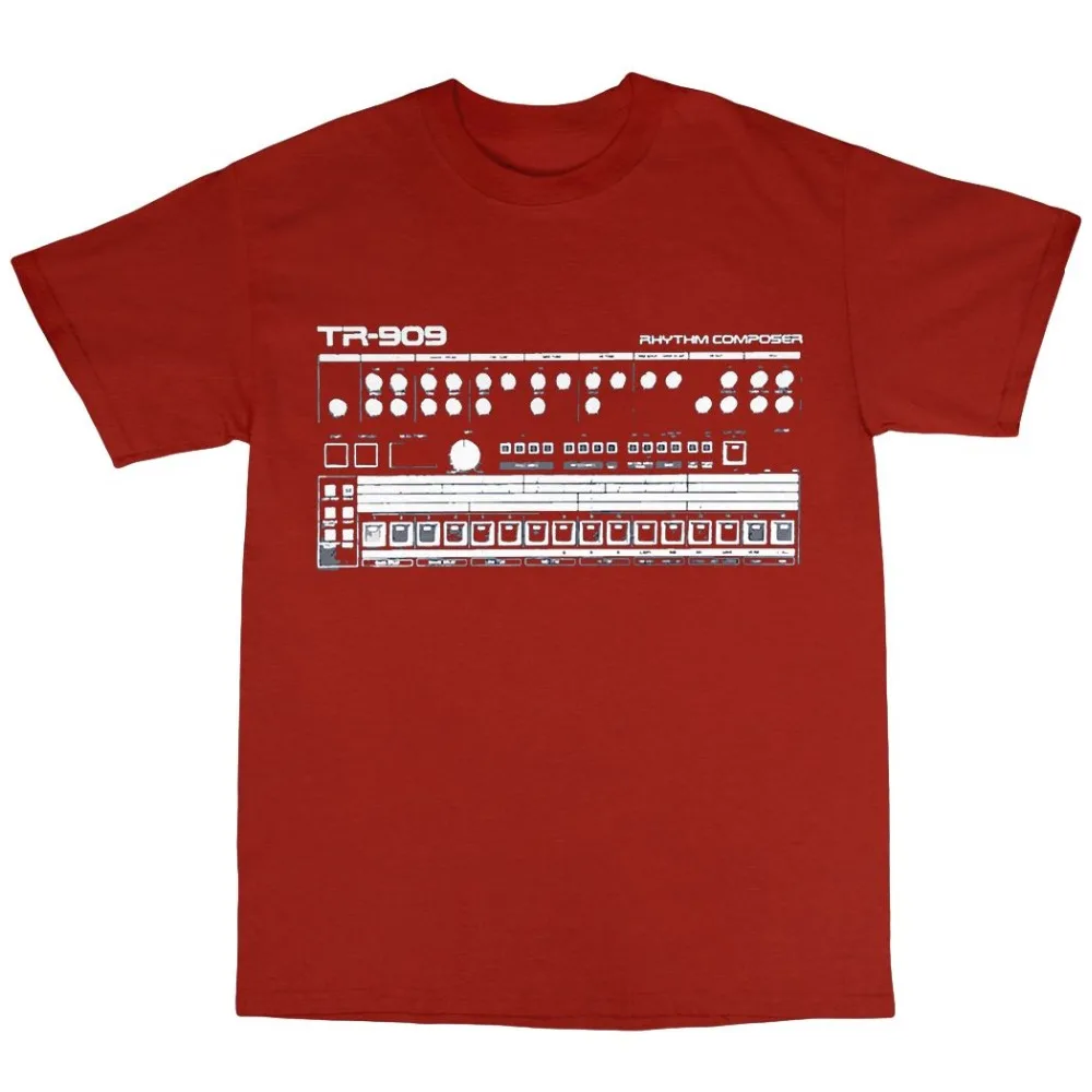 Men'S Fashion Online - Tr-909 Inspired T-Shirt 100% Cotton Moog