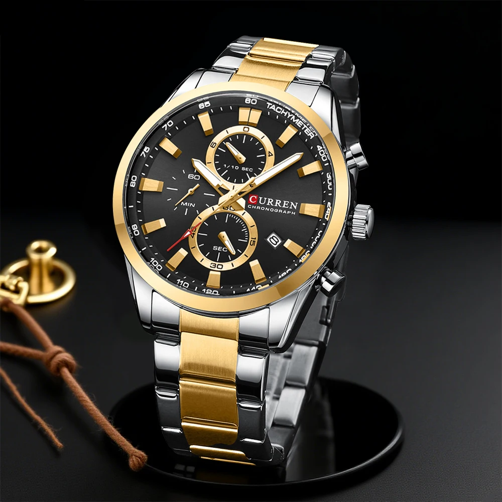 Men'S Fashion Jewelry - CURREN Casual Quartz Chrono Sport Watches