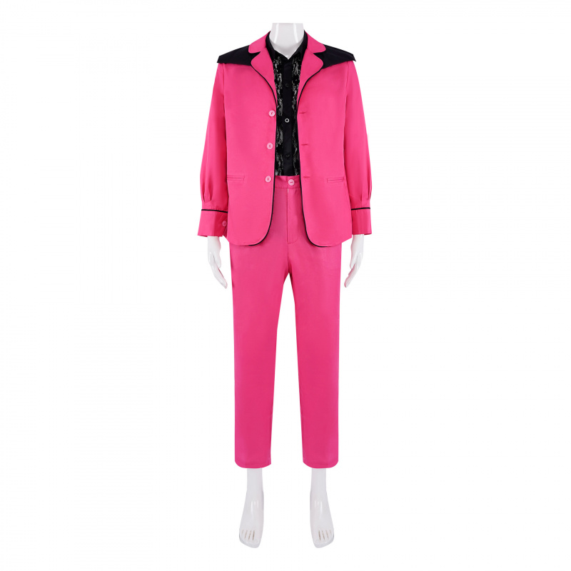 Jacket Mens Fashion - Movie Elvis Presley Costume Pink Lacket