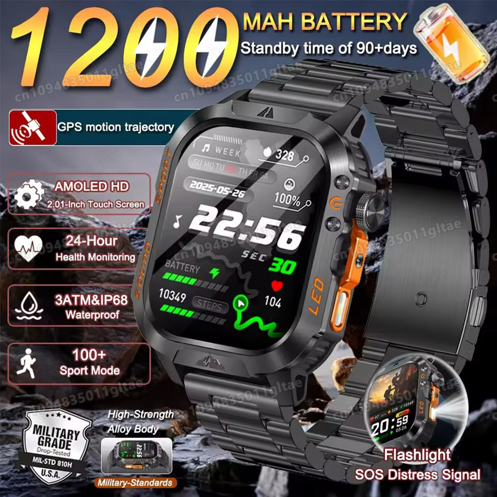 Men'S Fashion Week 2026 - 2026 New Military Smart Watch Men