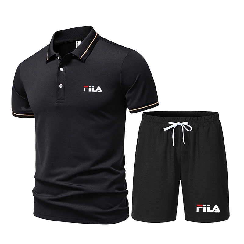 Men'S Fashion Polo - Men's Fashionable 2-Piece Sports Outfit Casual