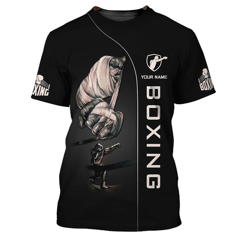 Men'S Fashion Usa - Fashion Boxing Graphic T Shirts For