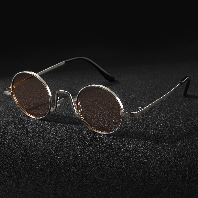 Men'S Fashion Round Glasses - Vintage Designer Outdoor Sunglasses Men Round