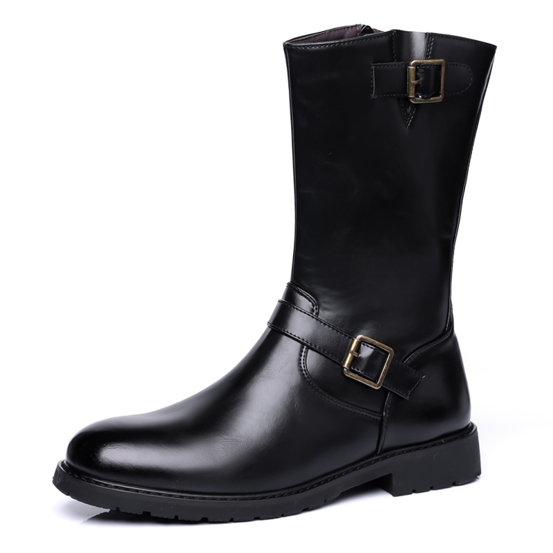 Men'S Fashion Brands - Men's Fashion High-Top Boot Stage Knigth