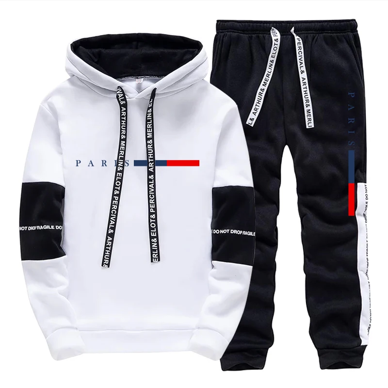 Men'S Fashion Usa - Men's Set/Hoodie/Pants Paris Fashion Autumn Winter