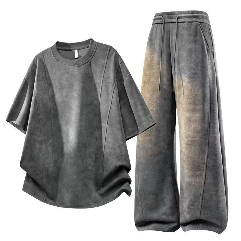 Men'S Fashion Loose Pants - Summer Fashion Solid Color American Retro