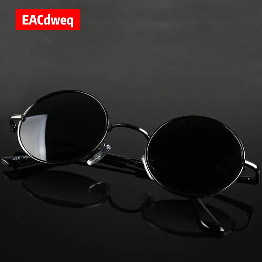 Men'S Fashion Round Glasses - Retro Vintage Round Sunglasses Men Brand