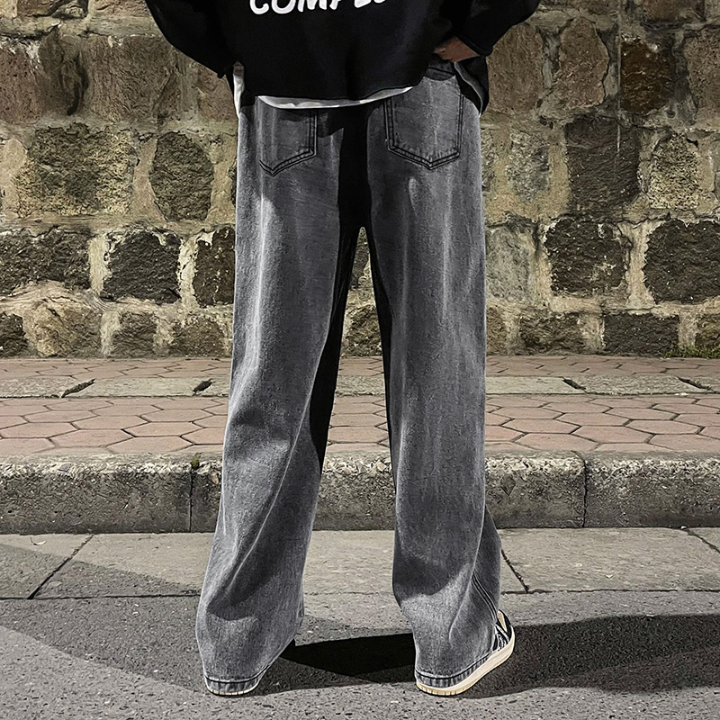 Korean Fashion Men's Baggy Jea - đánh giá và giá Men'S Fashion Grey Jeans