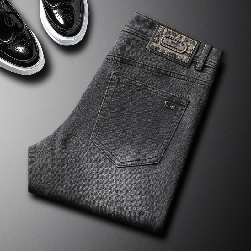 2025 autumn new trendy brand j - đánh giá và giá Men'S Fashion Grey Jeans