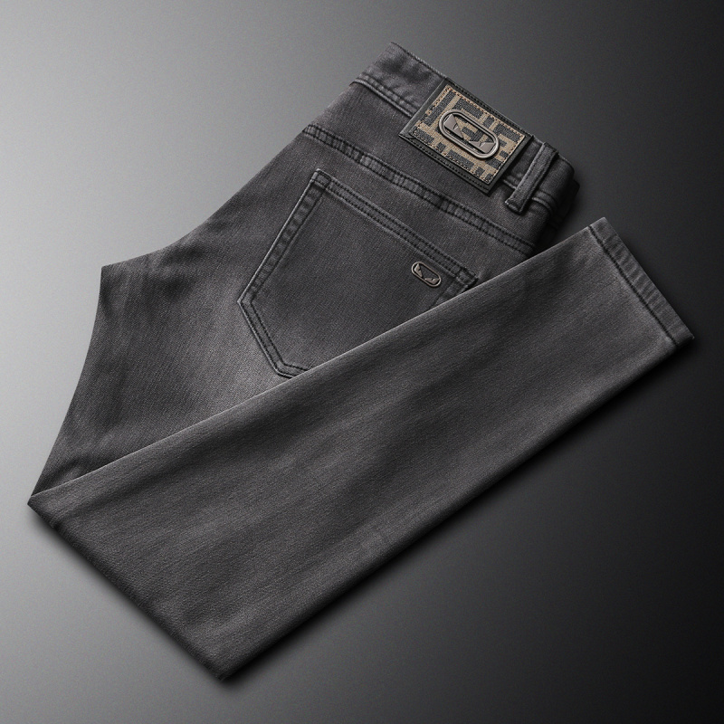 2025 autumn new trendy brand j - đánh giá và giá Men'S Fashion Grey Jeans
