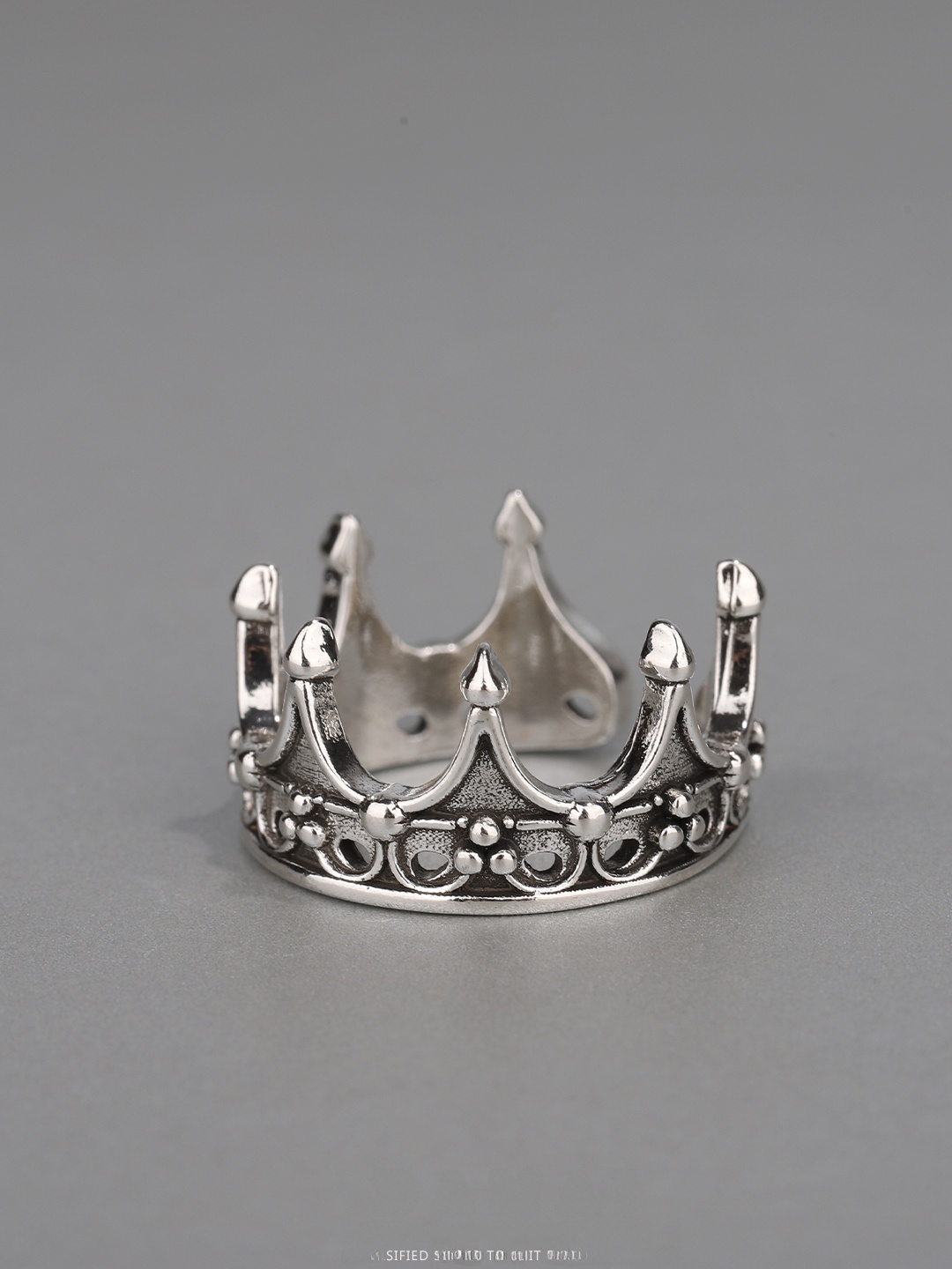 Gothic Crown Ring Adjustable O - đánh giá và giá Men Fashion King