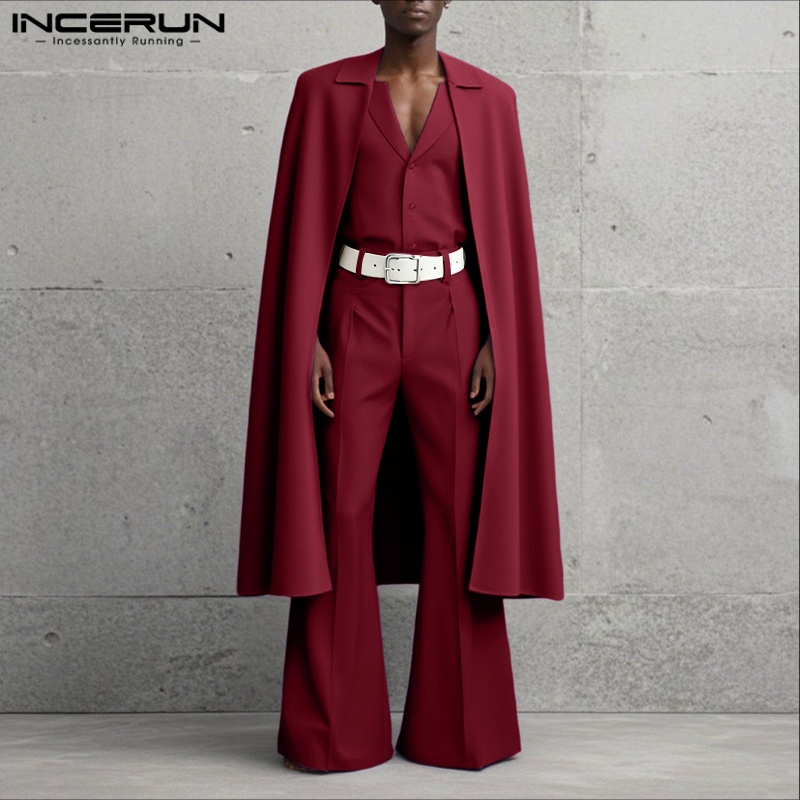 INCERUN Men Sets Solid Color L - đánh giá và giá Men'S Fashion Loose Pants