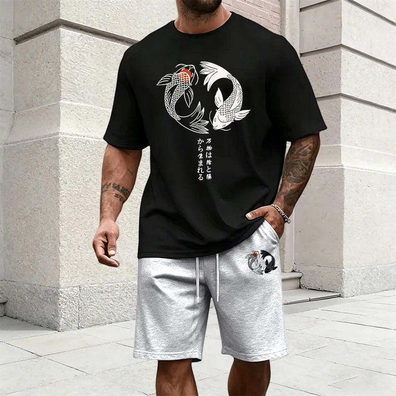 Japanese Yinyang Pattern Men's - đánh giá và giá Quality Men'S Fashion