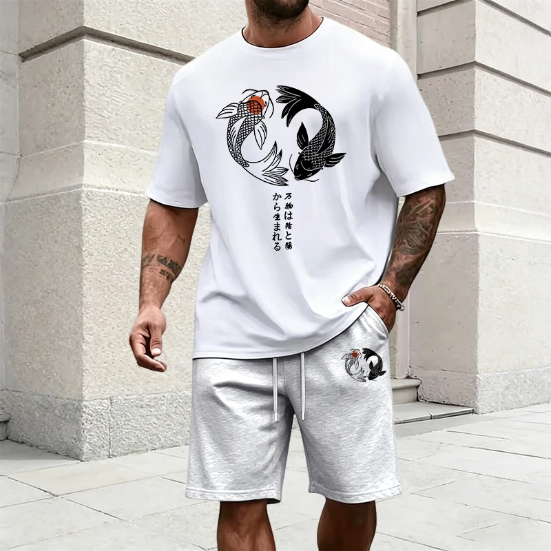 Japanese Yinyang Pattern Men's - đánh giá và giá Quality Men'S Fashion