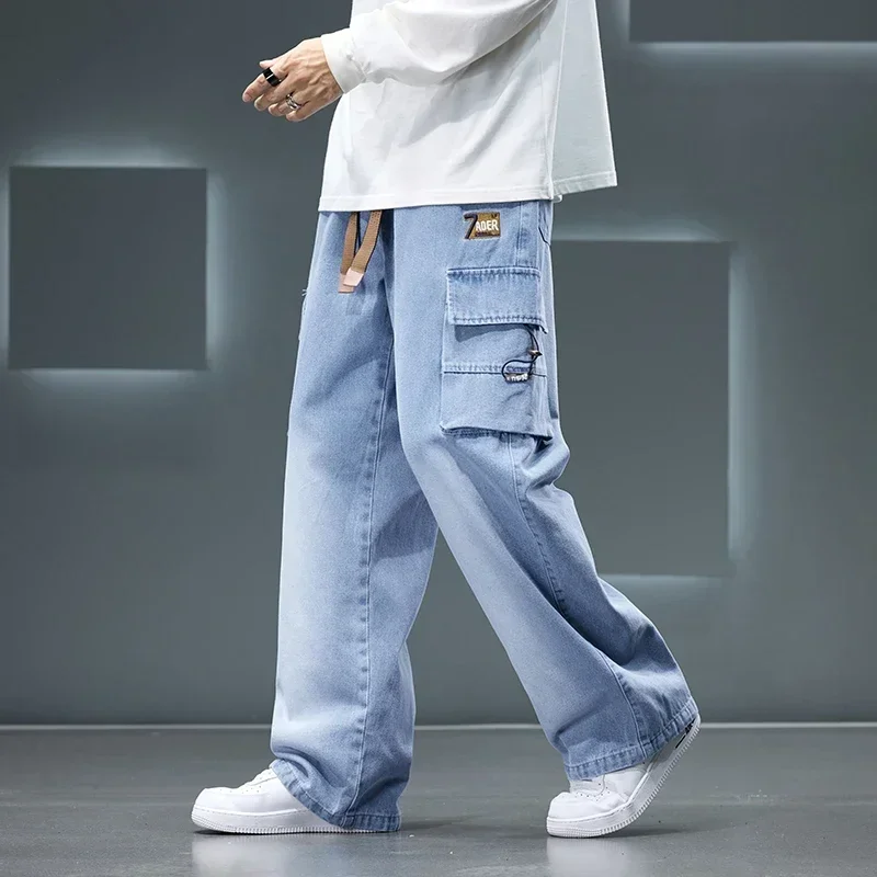 Autumn New Wide Leg Washing Je - đánh giá và giá Men'S Fashion Nova Jeans