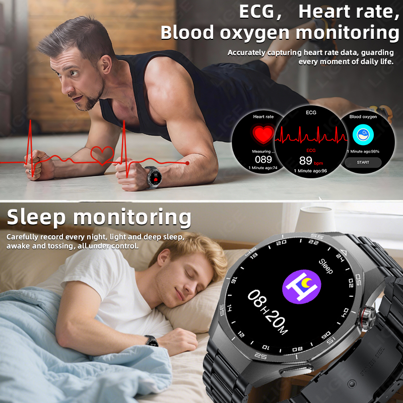LIGE ECG Smart Watch For Andro - đánh giá và giá Men'S Fashion Week 2026
