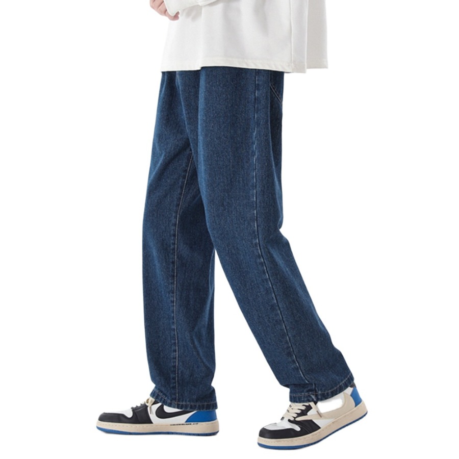 2026 New Korean Fashion Men's  - đánh giá và giá Men'S Fashion Grey Jeans
