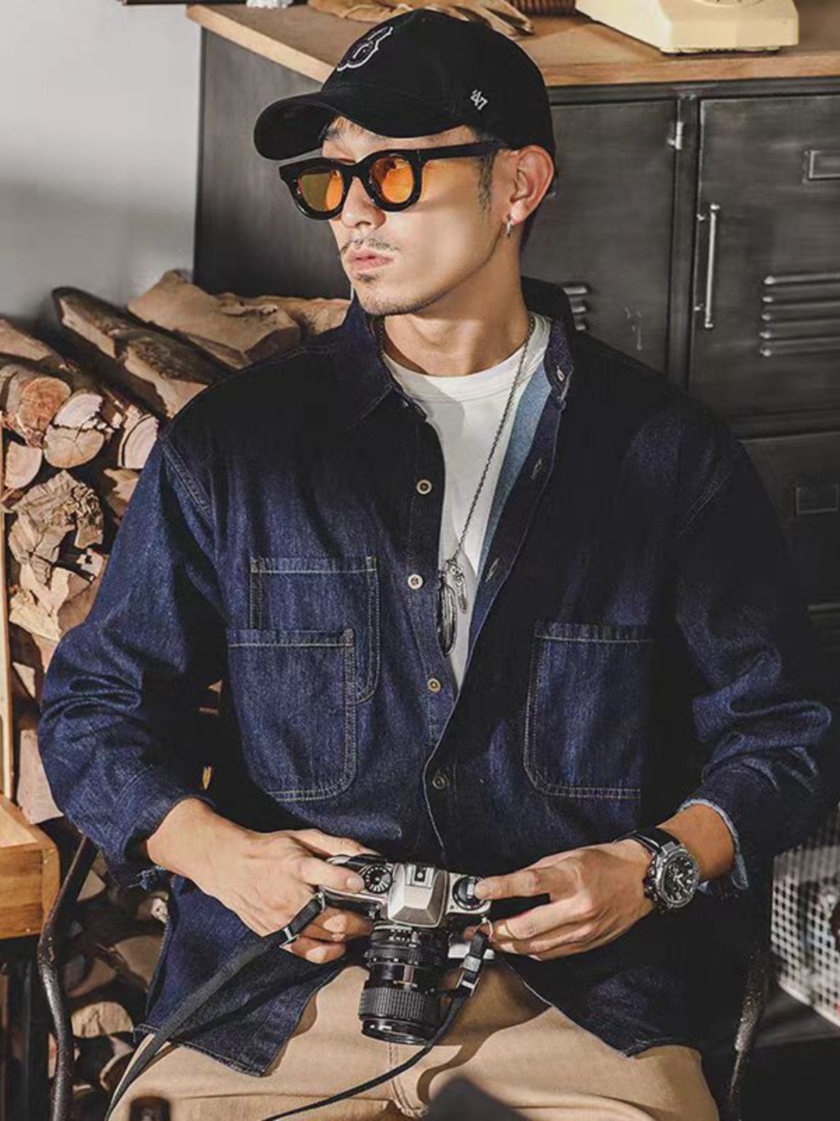 Mens American Retro Denim Jack - đánh giá và giá Jacket Mens Fashion
