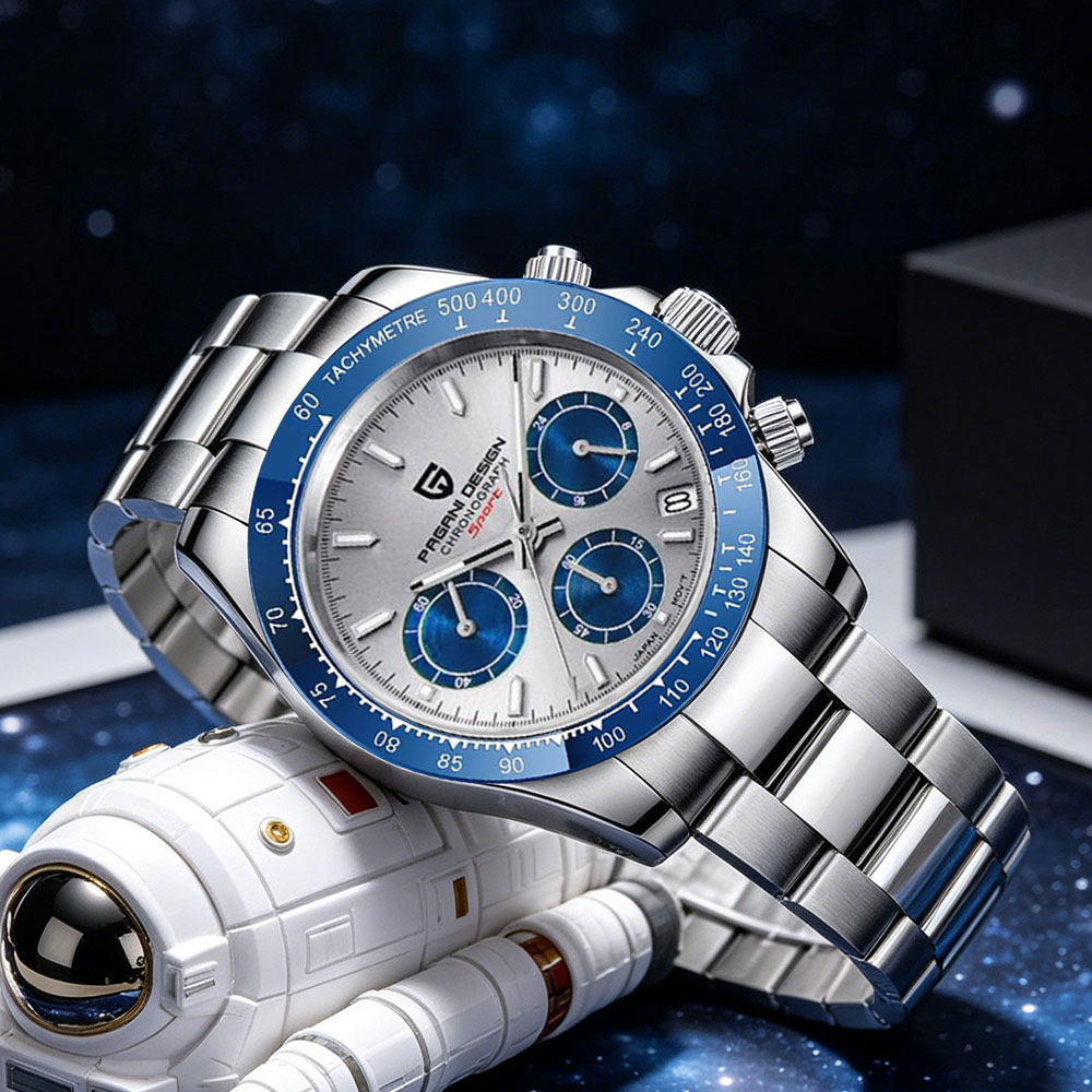 PAGANI DESIGN 40mm Men's Watch - đánh giá và giá Men'S Fashion Round Glasses