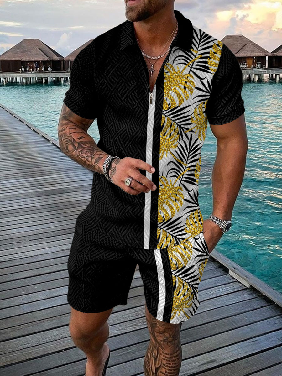 Hawaiian Coconut Tree Print Me - đánh giá và giá Men'S Fashion Polo