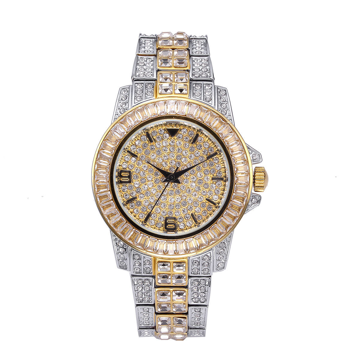 Luxury Full Stone Quartz Watch - đánh giá và giá Men'S Fashion Jewelry