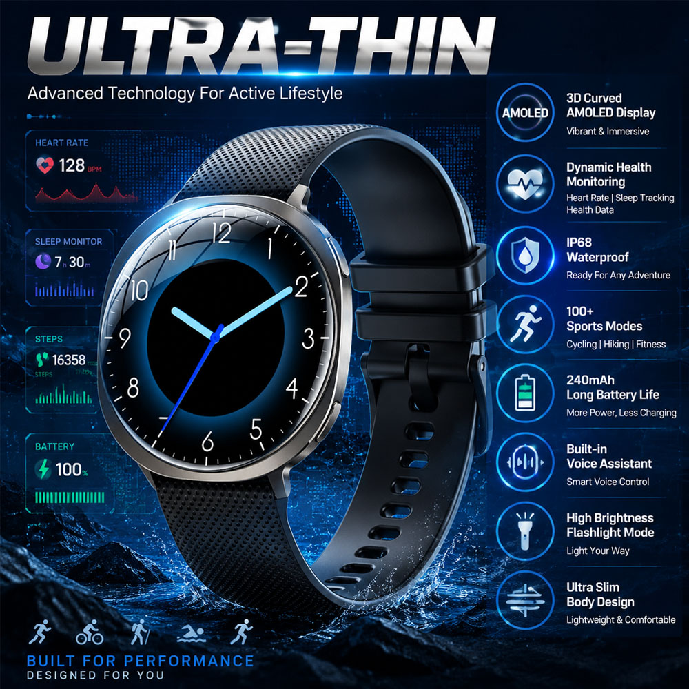 New Smart Watch Tracking Fitne - đánh giá và giá Men'S Fashion Week 2026