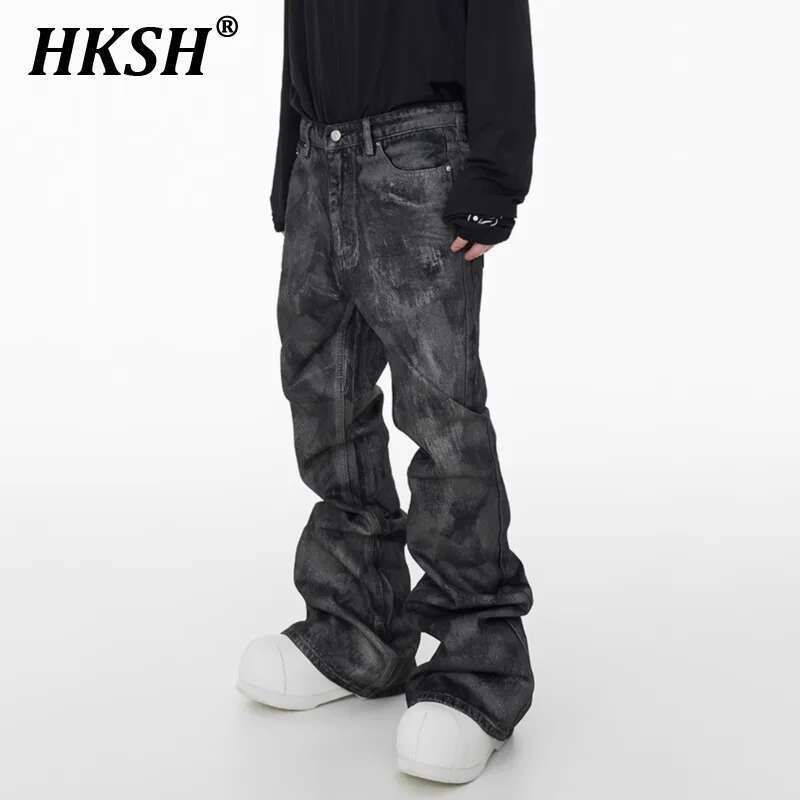 HKSH Men's Tide Dark High Stre - đánh giá và giá Men'S Fashion Nova Jeans