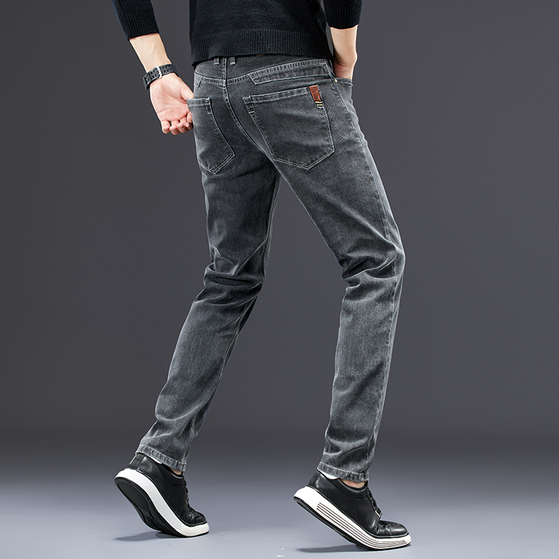 Nam Quần Tạo 2022 Thu Mới Nam  - đánh giá và giá Men'S Fashion Grey Jeans