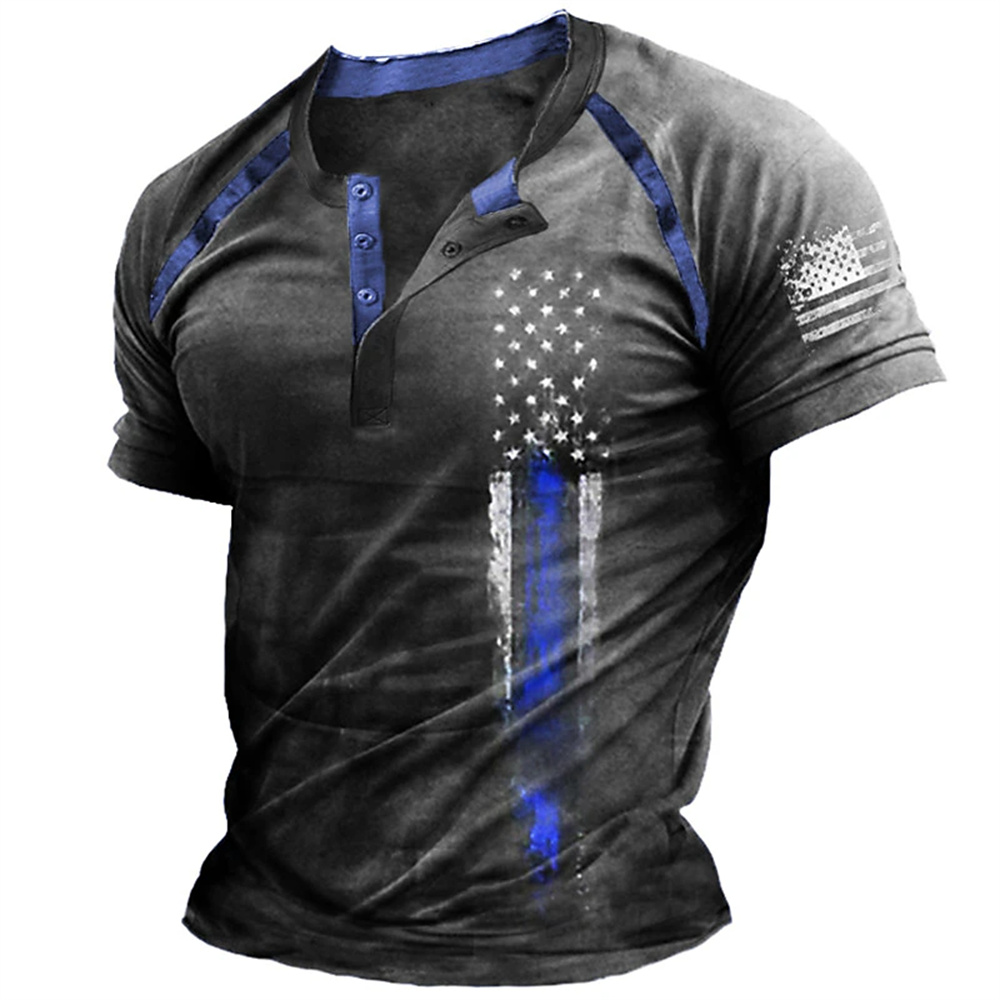 Funny 3D American Flag Print M - đánh giá và giá Men'S Fashion Usa