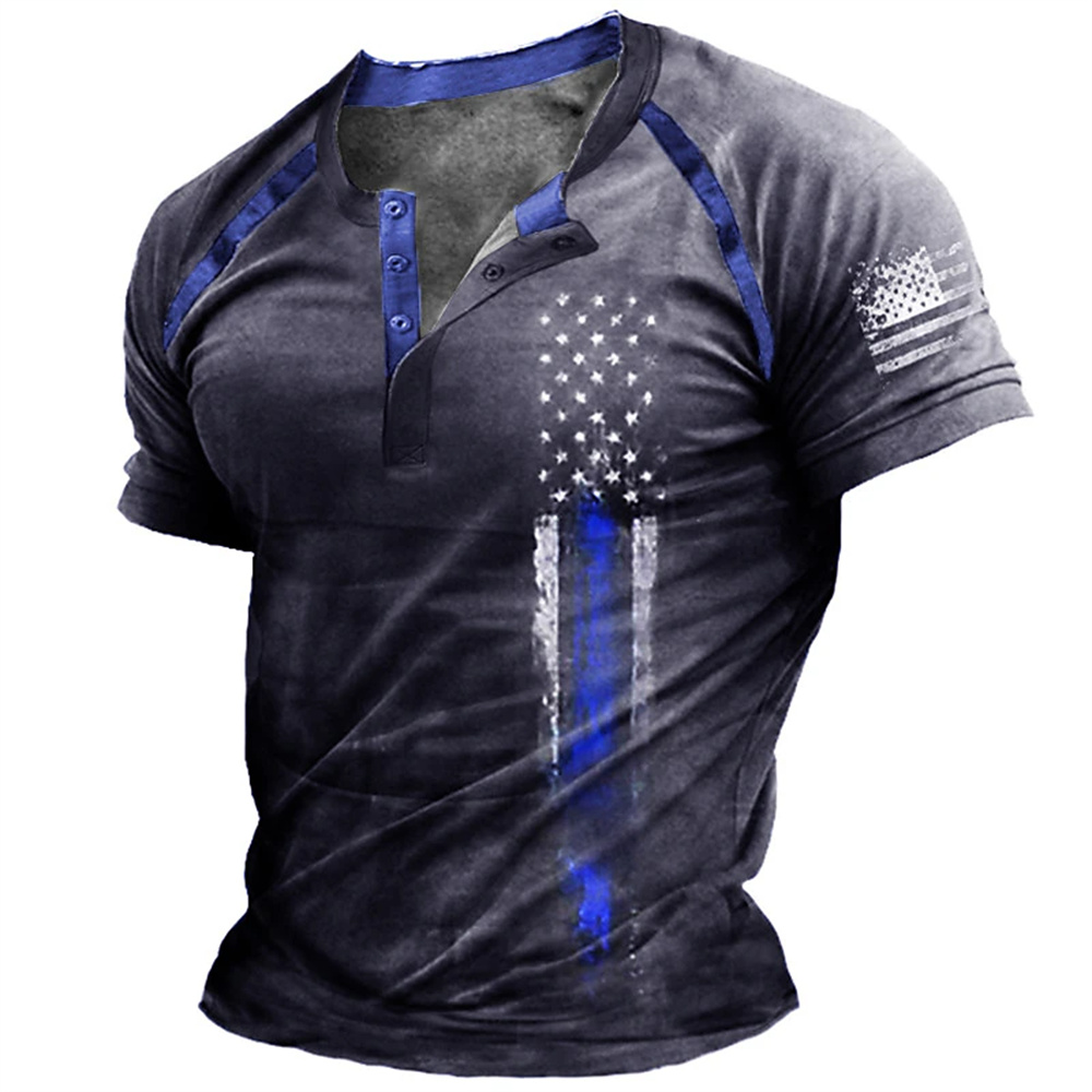 Funny 3D American Flag Print M - đánh giá và giá Men'S Fashion Usa