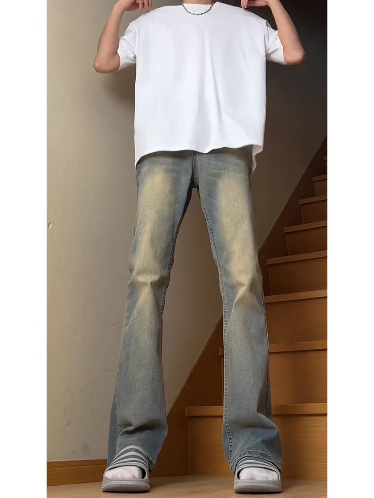 Grey Cement Smoke Straight Leg - đánh giá và giá Men'S Fashion Grey Jeans