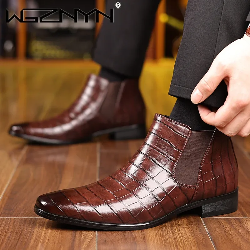 Luxury SIZE 39~48 Men Chelsea  - đánh giá và giá Men'S Fashion Brands