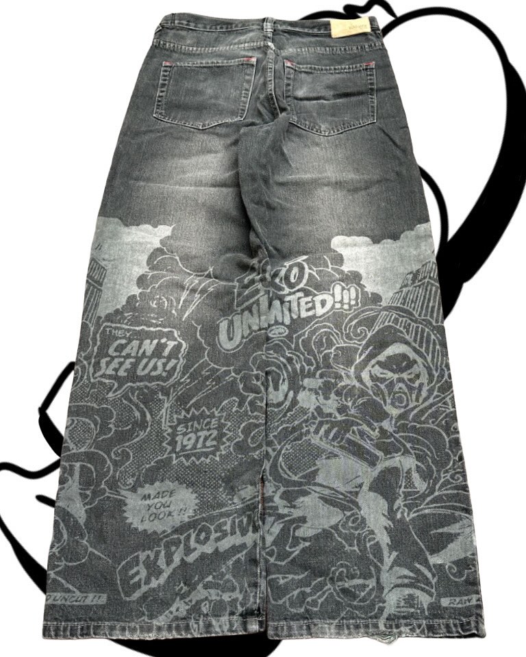 American Fashion Printing Jean - đánh giá và giá Men'S Fashion Grey Jeans
