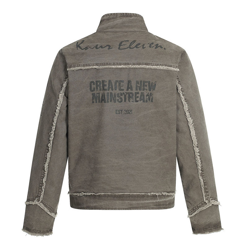 Vintage Printed Cargo Jackets  - đánh giá và giá Jacket Mens Fashion