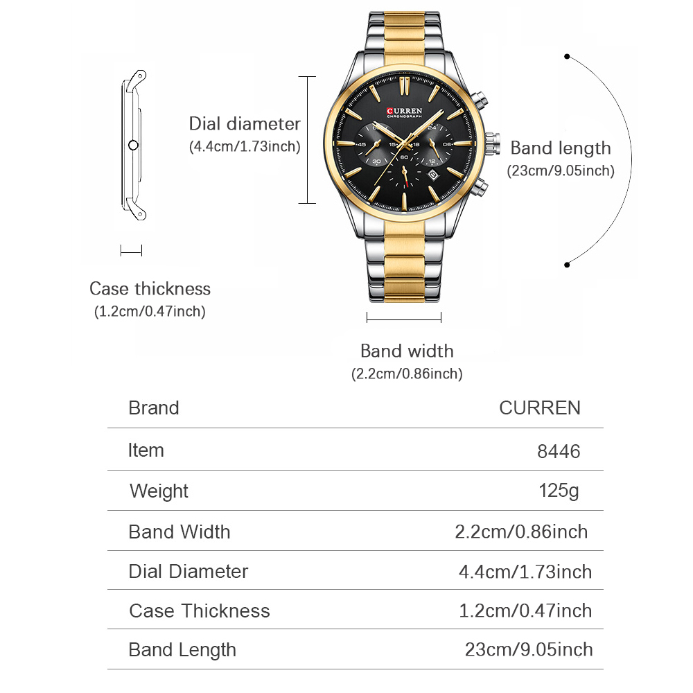 CURREN Casual Quartz Chrono Sp - đánh giá và giá Men'S Fashion Jewelry