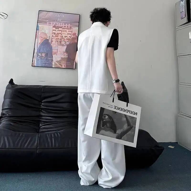LUZHEN Vest 2026 Fashion Summe - đánh giá và giá Men'S Fashion Loose Pants