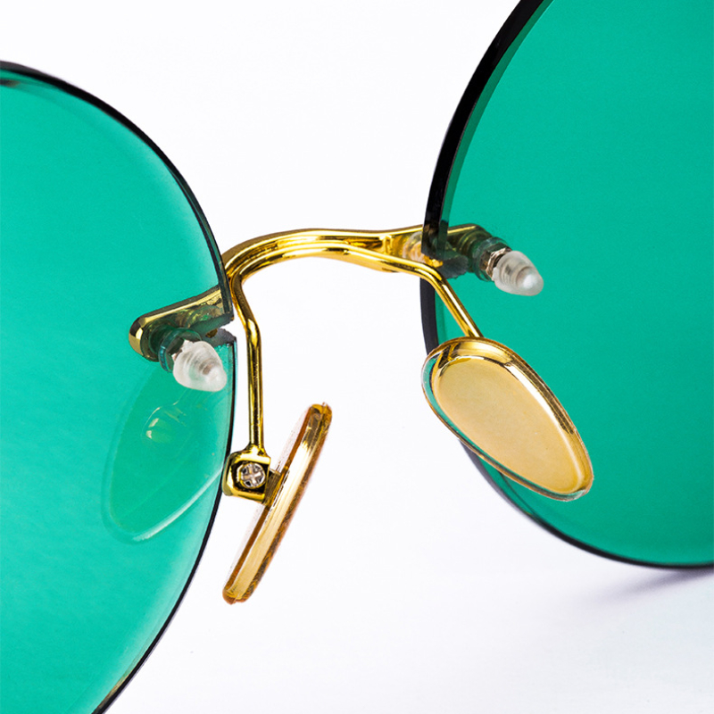Fashion Classic Rimless Sungla - đánh giá và giá Men'S Fashion Round Glasses