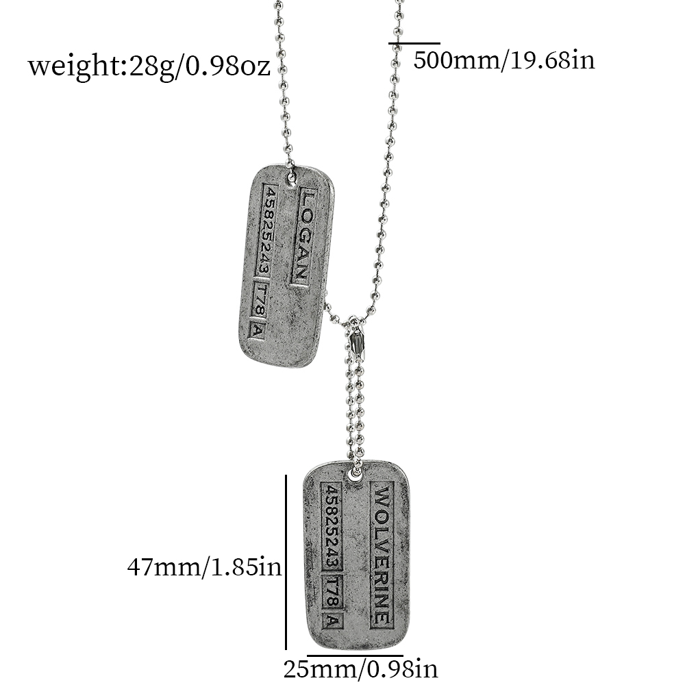 X-Men Wolverine Military Card  - đánh giá và giá Men'S Fashion Jewelry