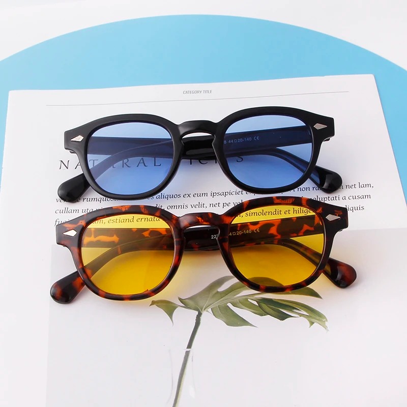 Vintage Rivet High Quality Rou - đánh giá và giá Men'S Fashion Round Glasses